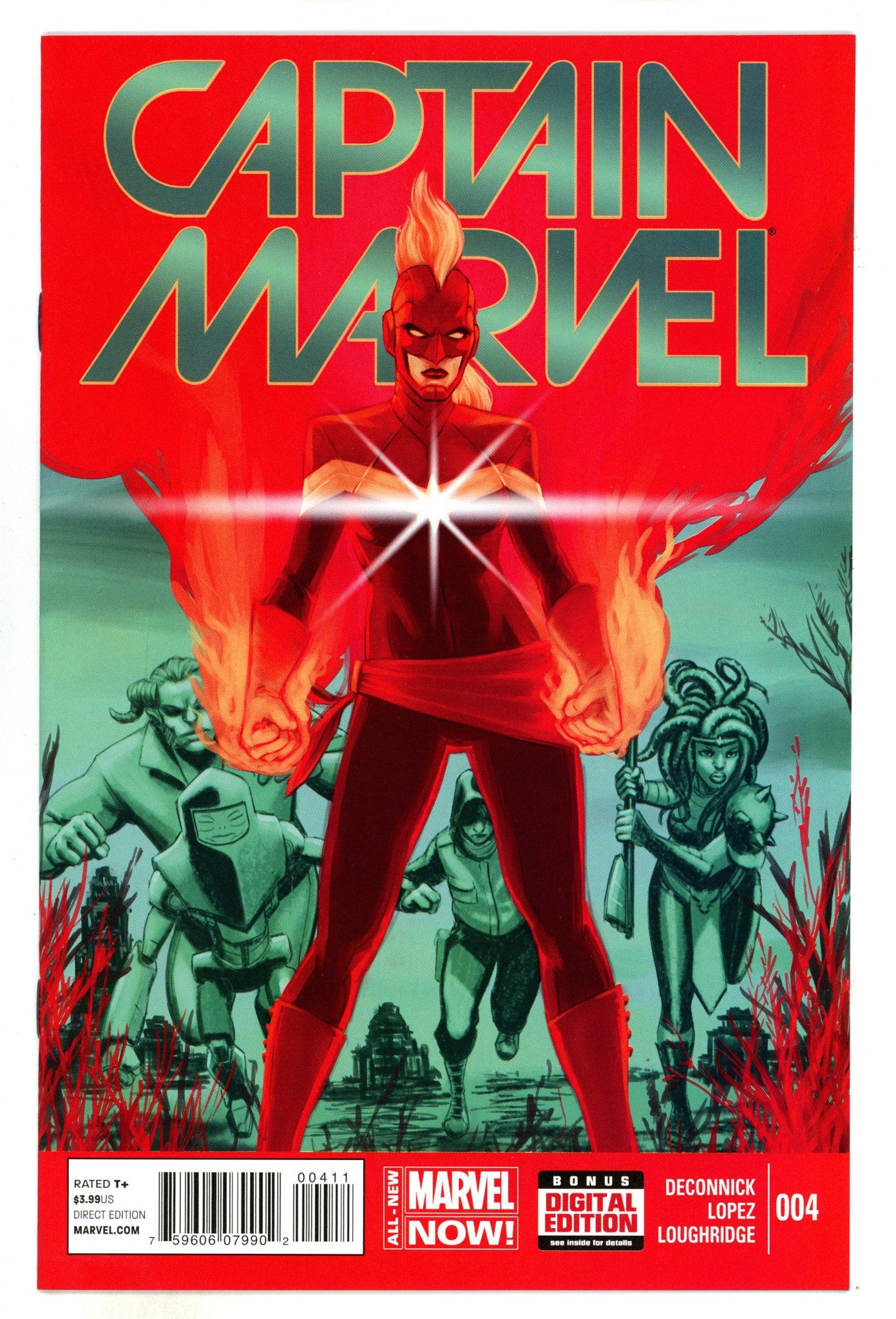 Captain Marvel Vol 9 4 High Grade (2014) 