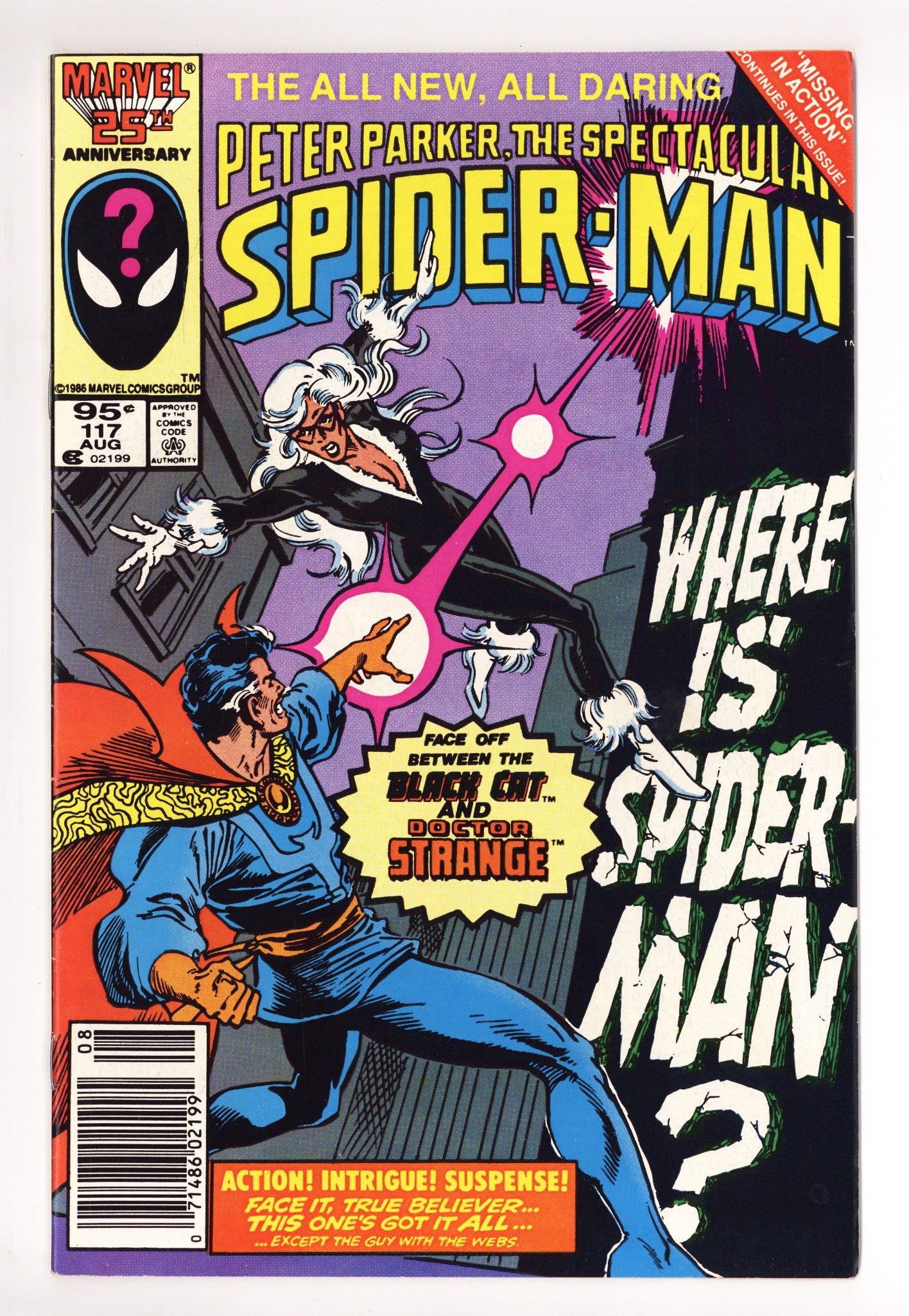 The Spectacular Spider-Man Vol 1 117 Mid Grade (1986) Canadian Price Variant 