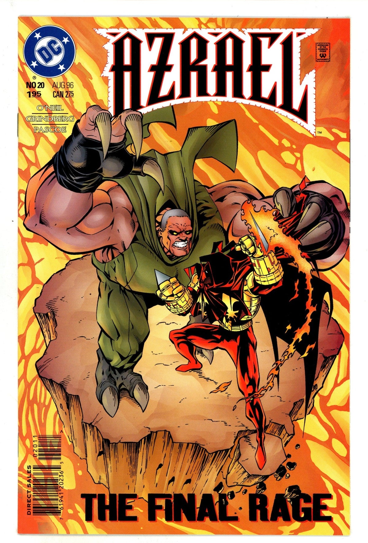 Azrael Vol 1 20  High Grade   (1996)