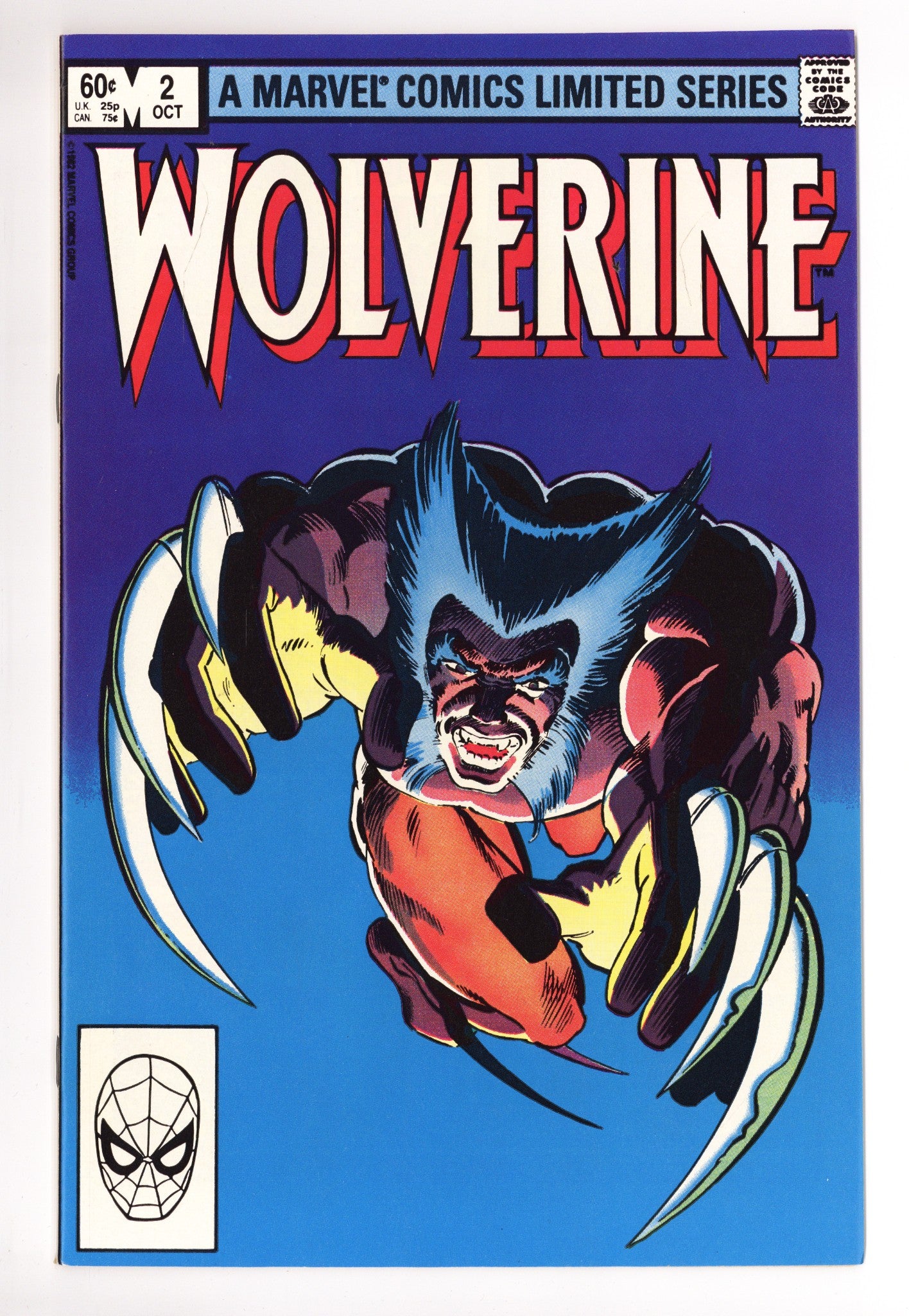 Wolverine Vol 1 2 NM- (9.2) (1982) 