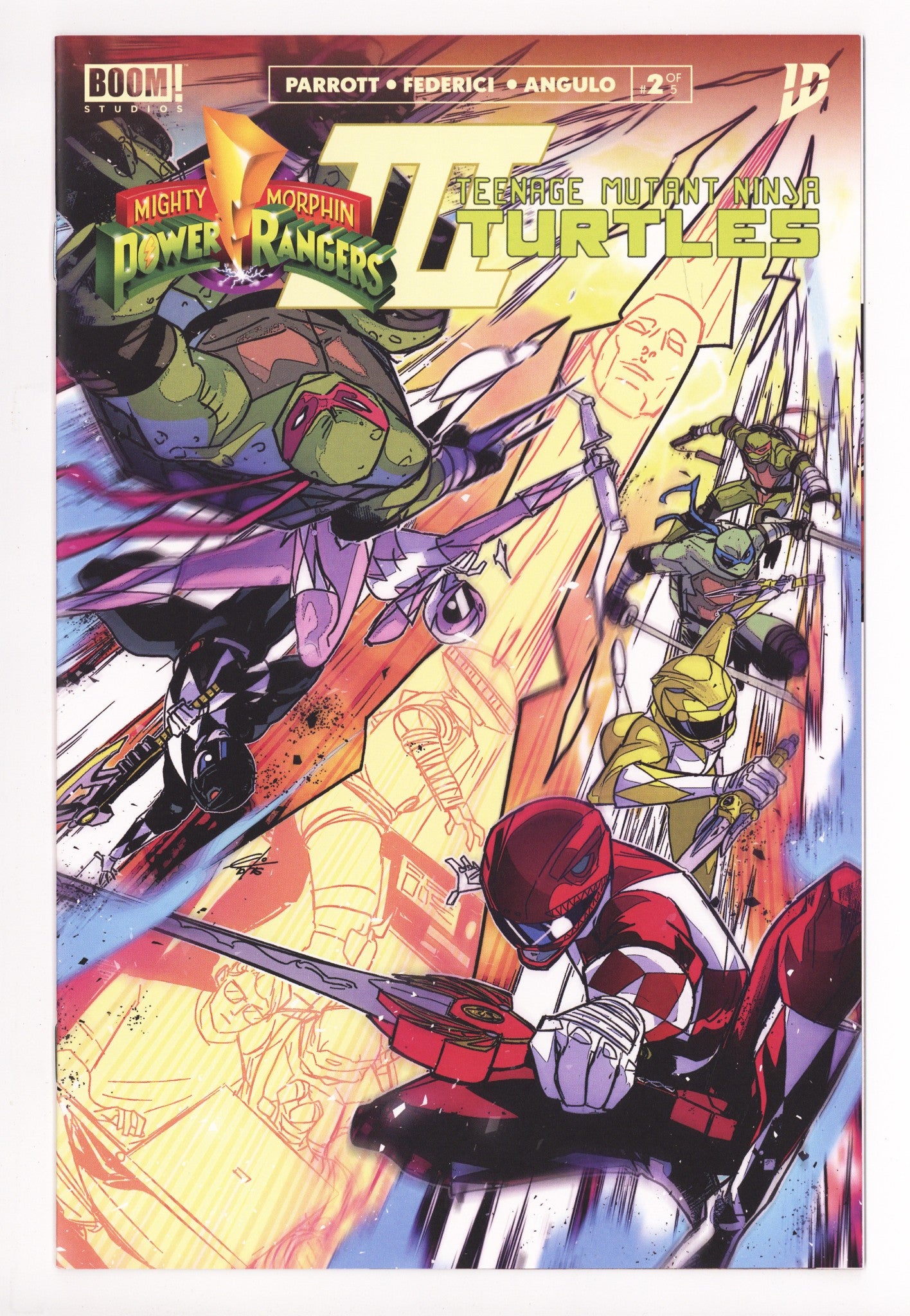 Mighty Morphin Power Rangers / Teenage Mutant Ninja Turtles III 2 Carlini Variant (2025)