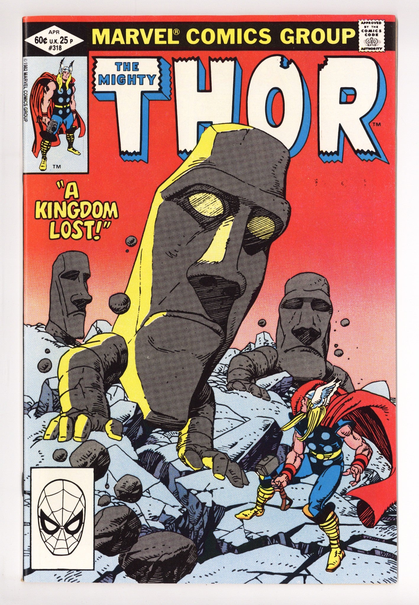 Thor Vol 1 318 High Grade (1982) 