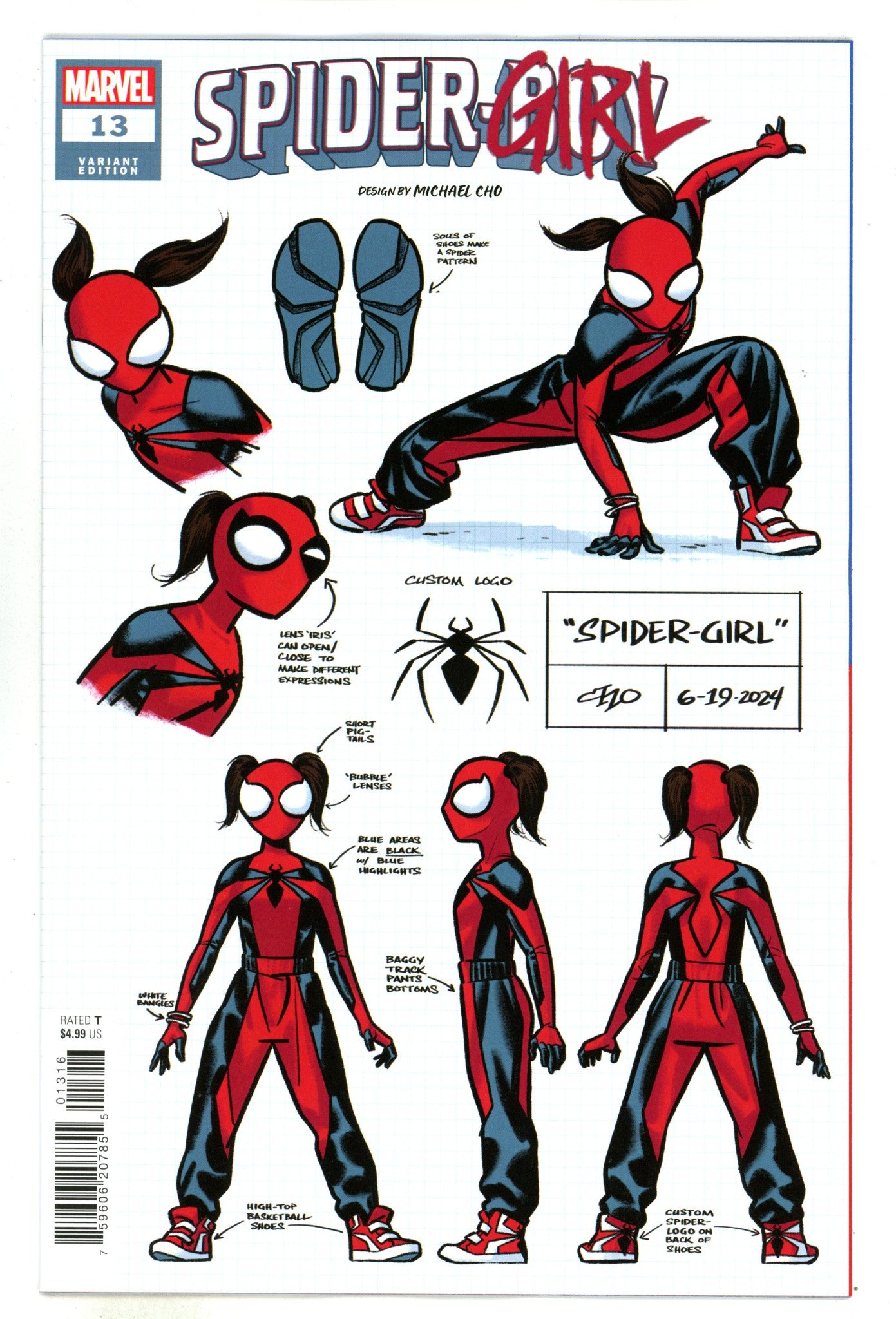 Spider-Boy 13 Cho Design Incentive Variant NM- (2024)