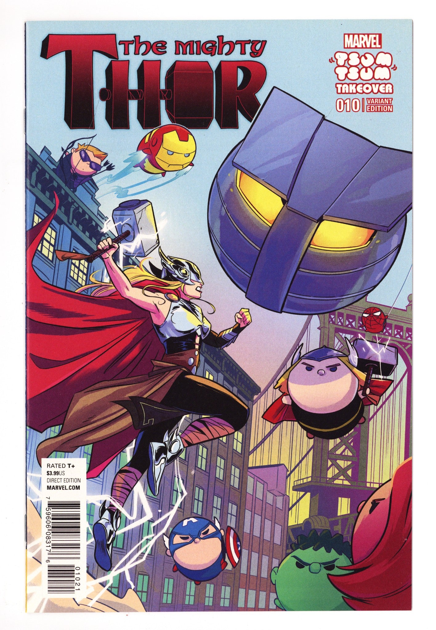 Mighty Thor Vol 2 10  High Grade   (2016) Bustos Tsum Tsum   Variant  