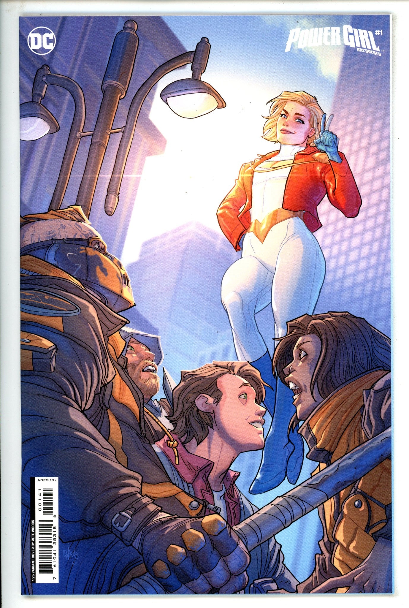 Power Girl Uncovered 1 Woods Incentive Variant NM- (2024)