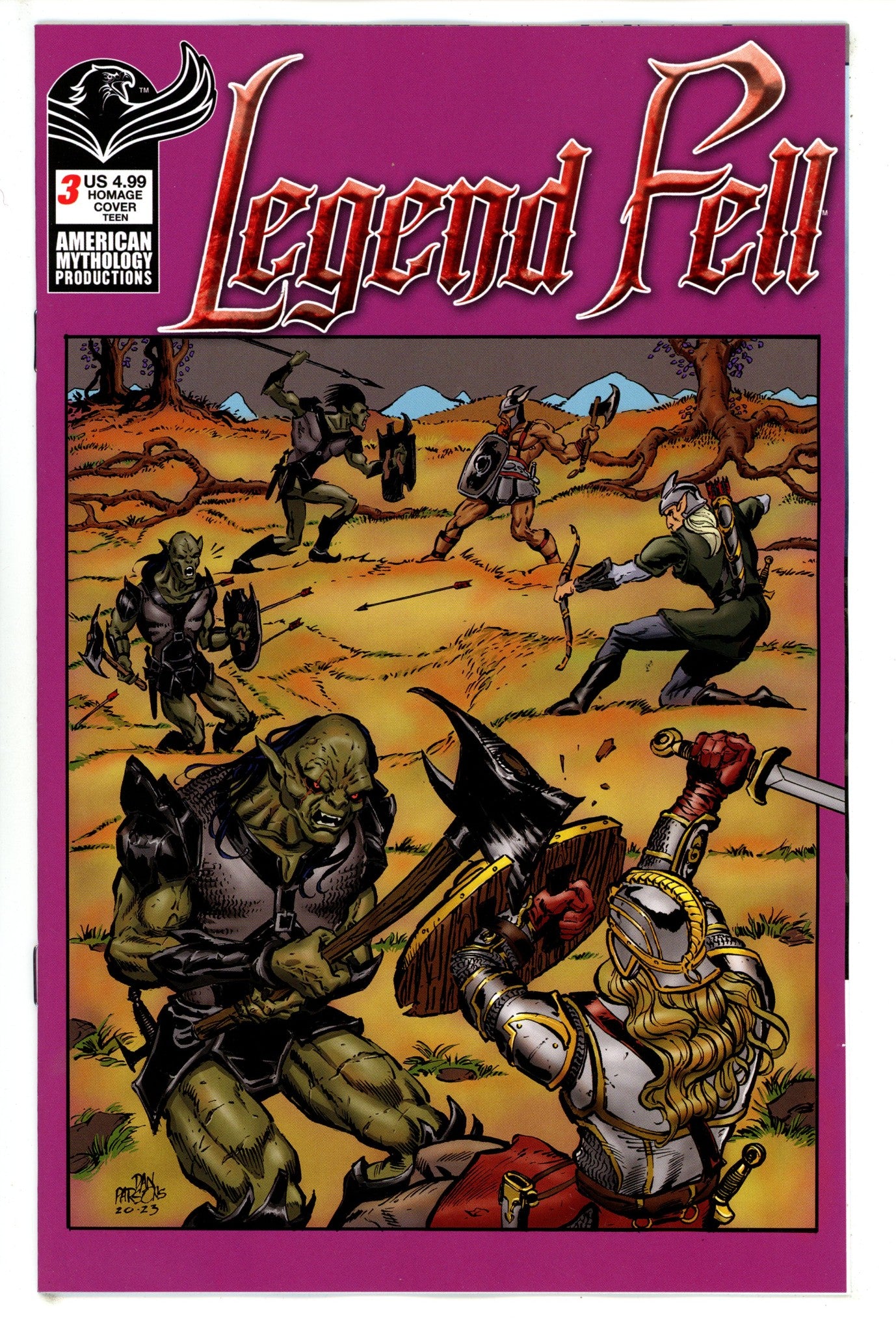 Legend Fell 3 Parson Homage Variant (2023)