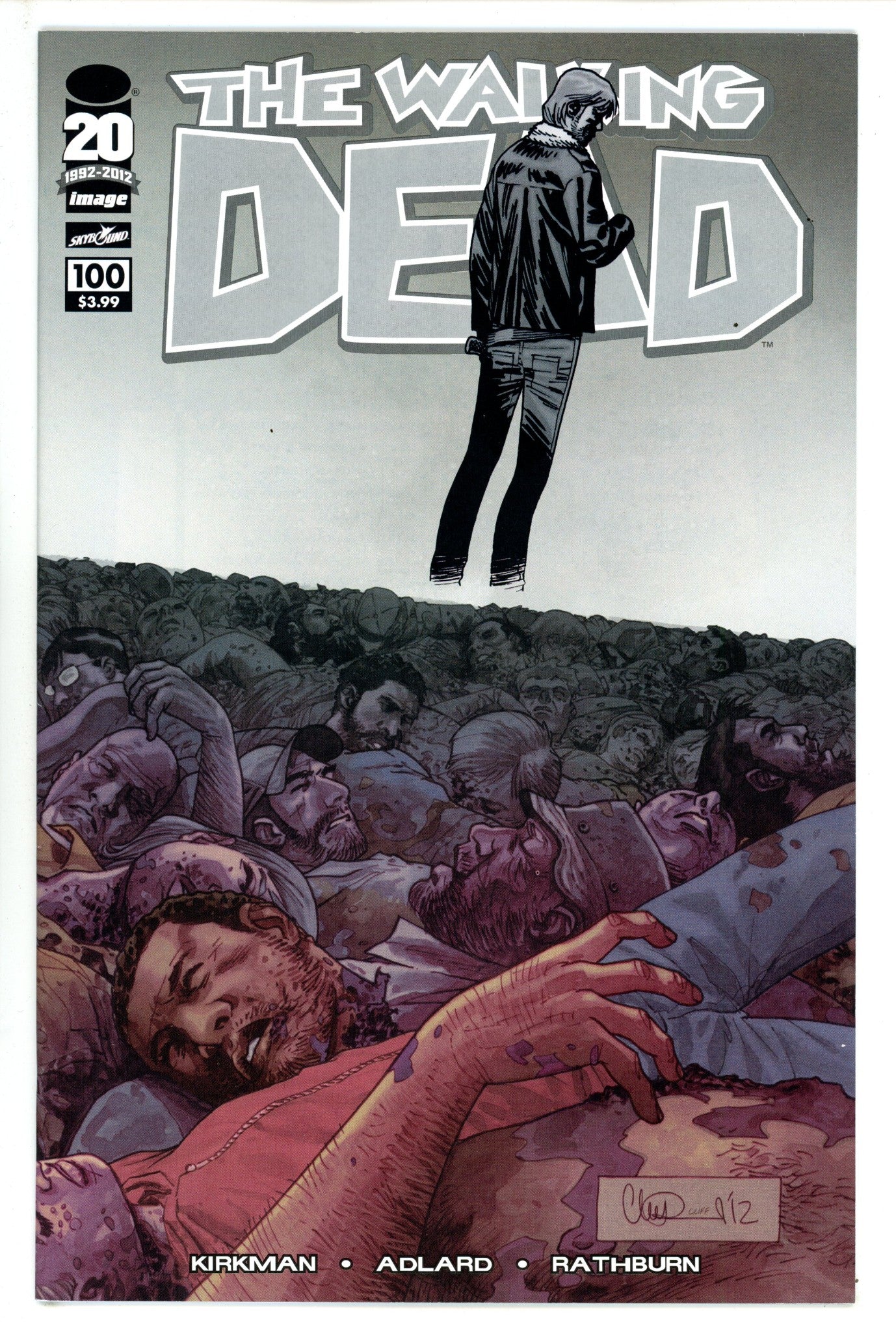 The Walking Dead 100 High Grade (2012) Adlard Wraparound Variant 