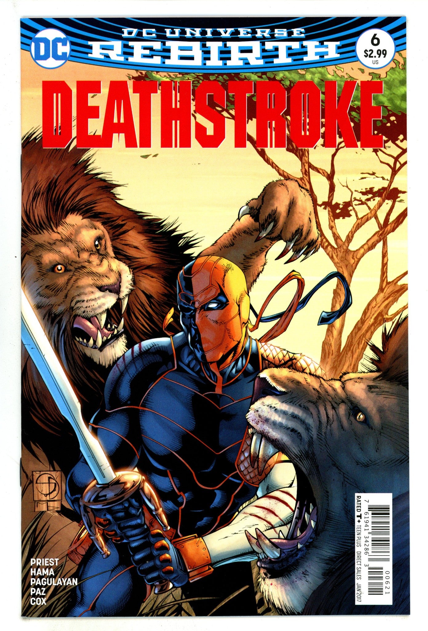 Deathstroke Vol 4 6 High Grade (2017) Davis Variant 