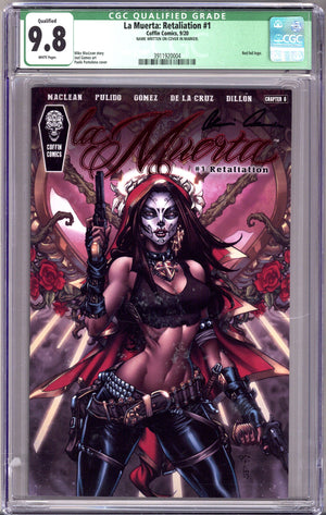 La Muerta: Retaliation 1 CGC 9.8 (NM/M) Name Written on Cover (2021)