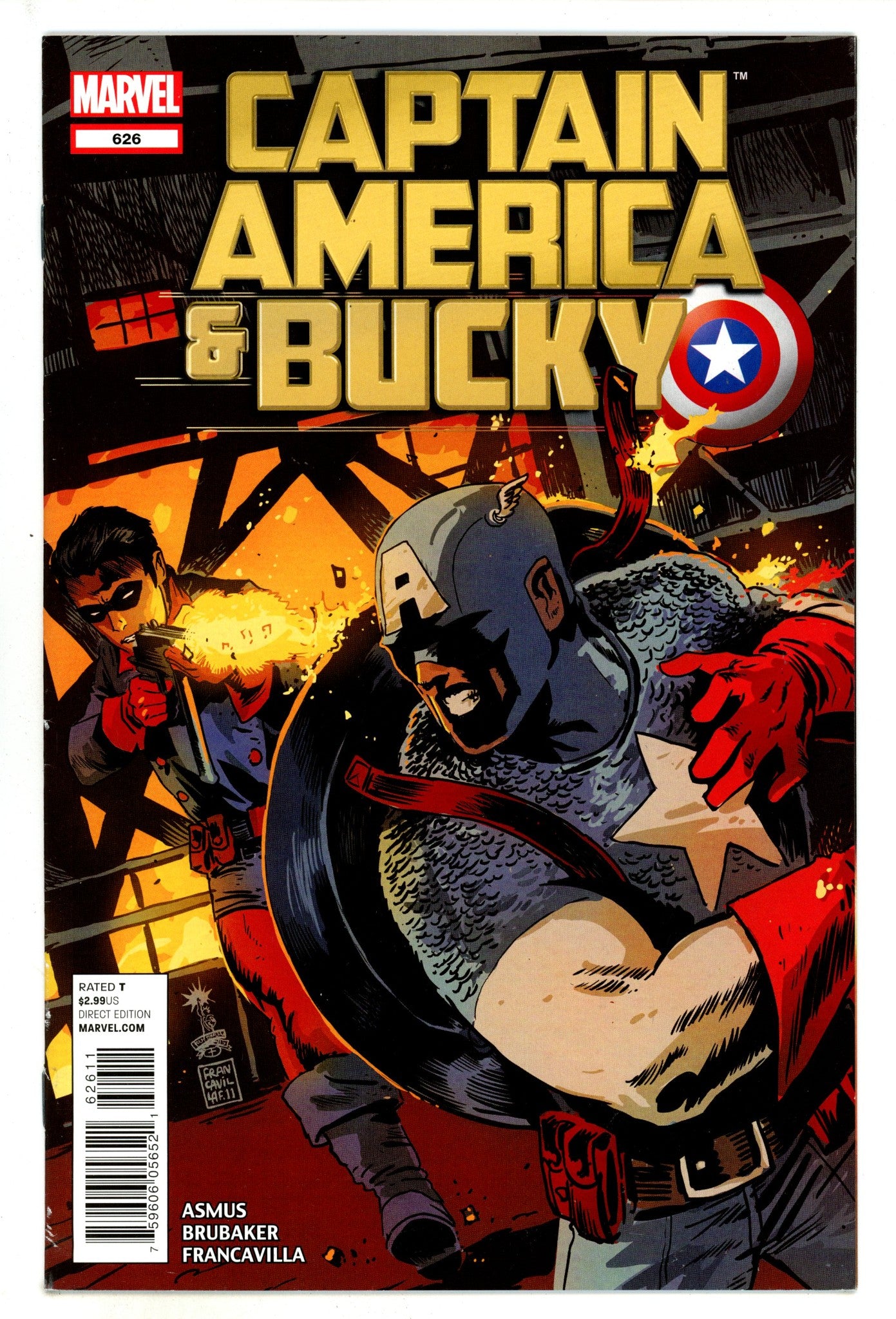 Captain America and Bucky 626 Mid Grade (2012) 
