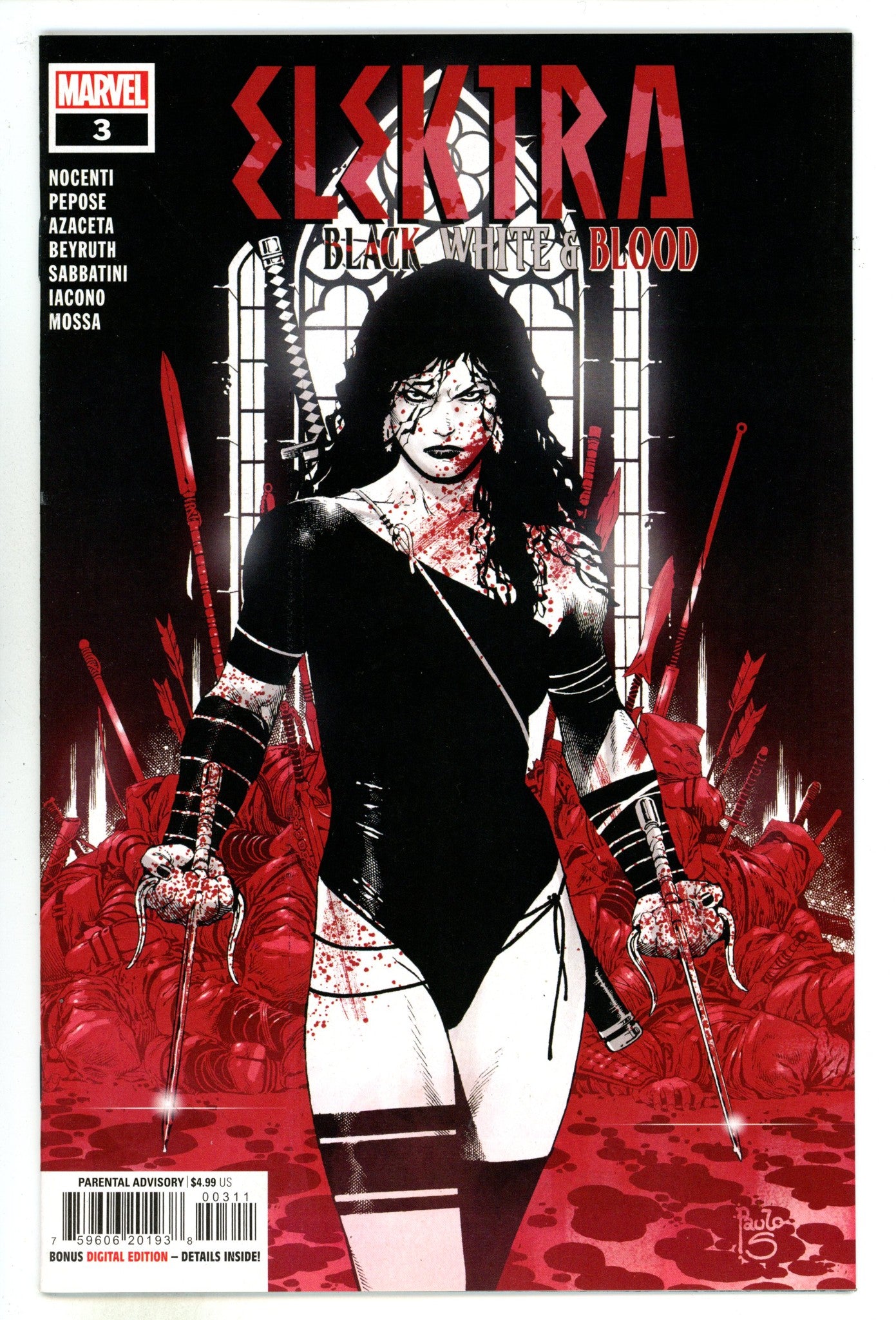 Elektra: Black, White, and Blood 3 High Grade (2022) 