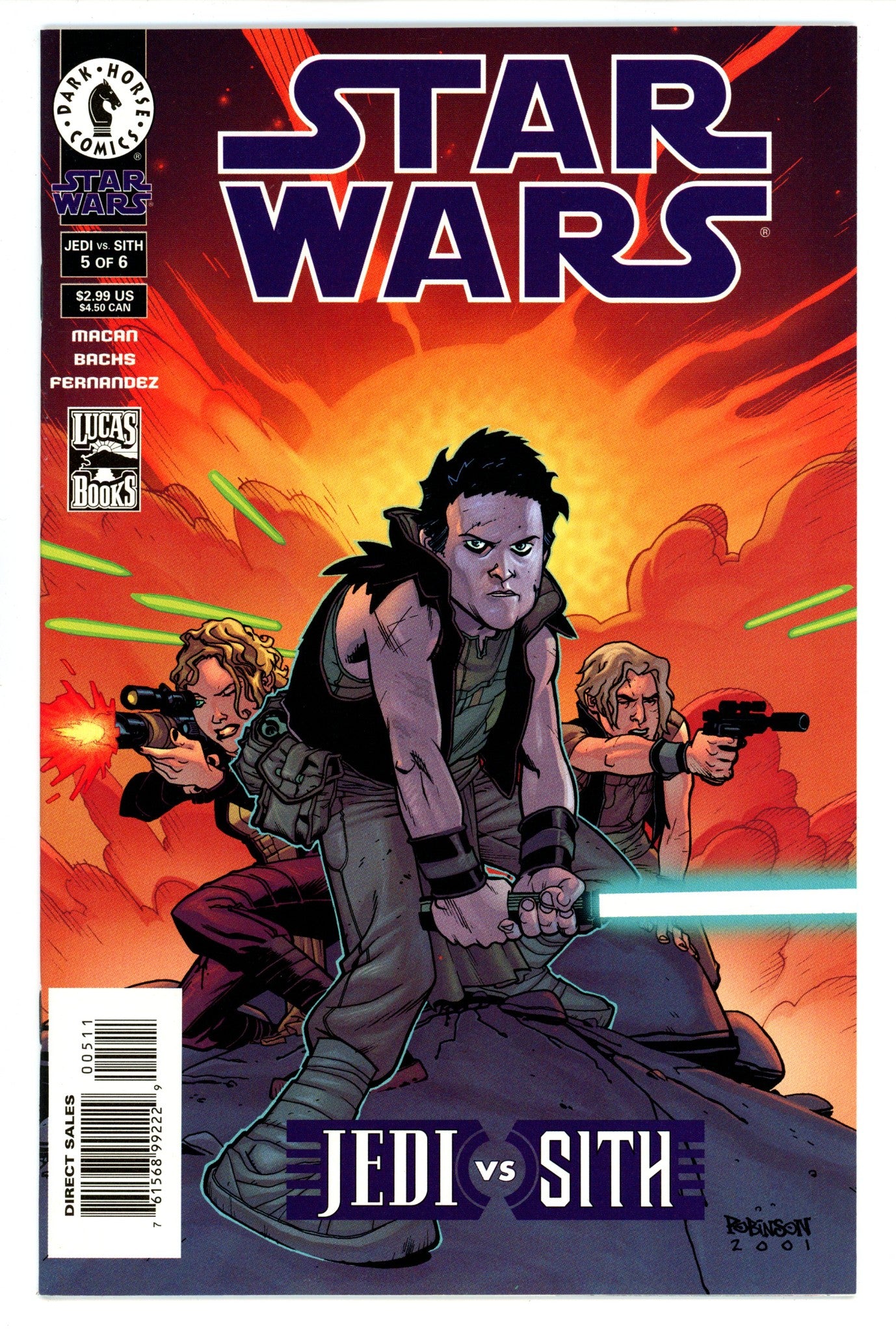 Star Wars: Jedi vs. Sith 5 NM- (9.2) (2001) 