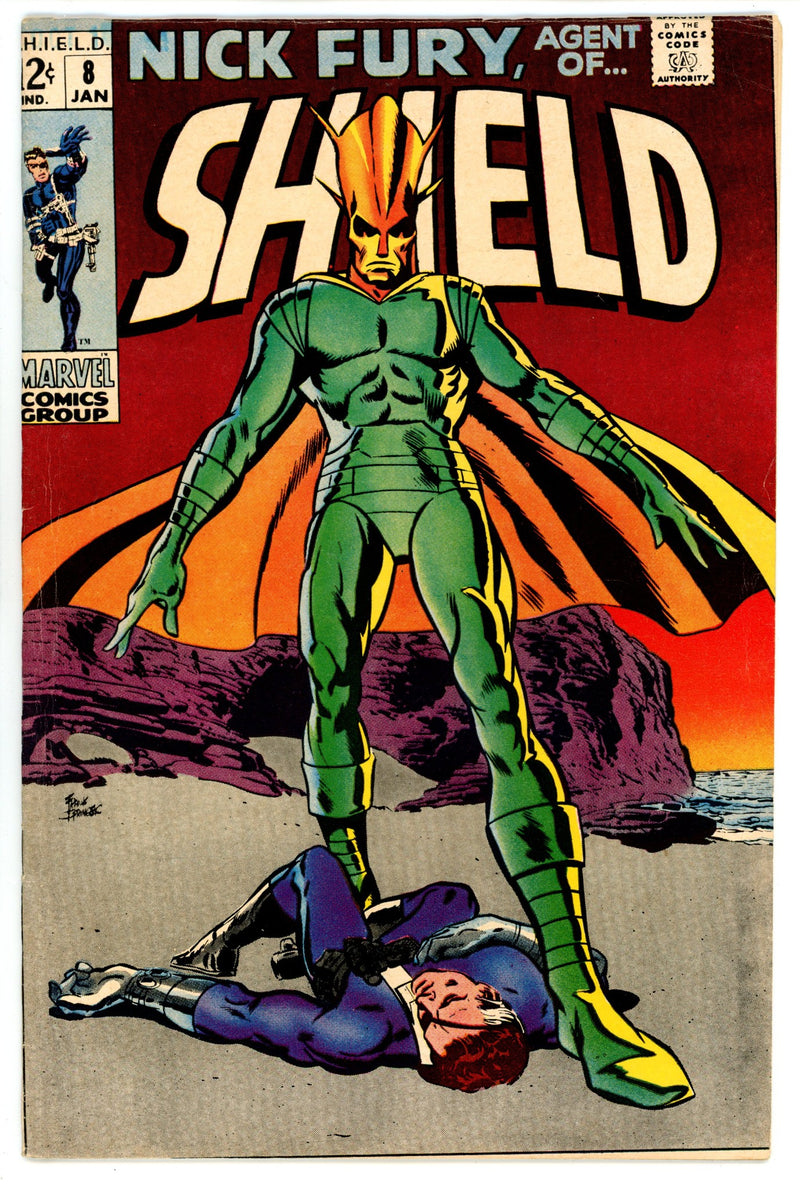 Nick Fury, Agent of SHIELD Vol 1 8 FN (6.0) (1969) 