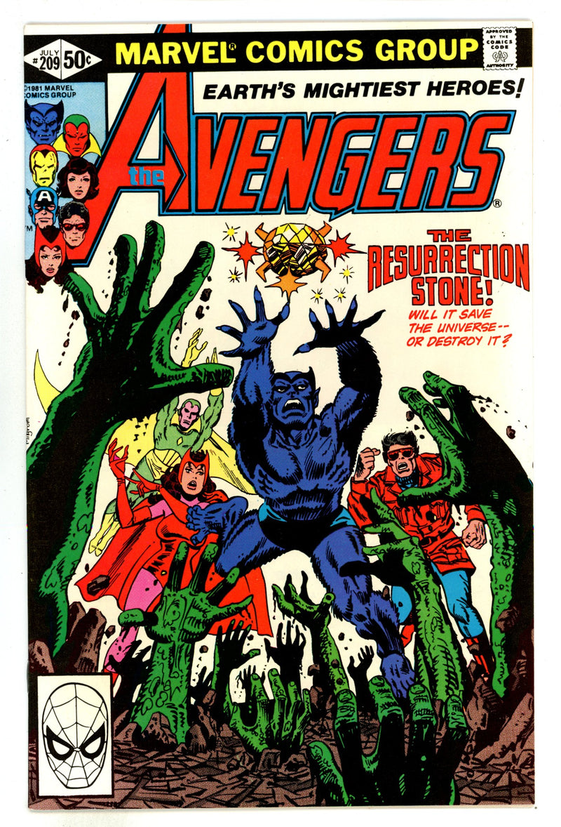 The Avengers Vol 1 209  High Grade   (1981)        