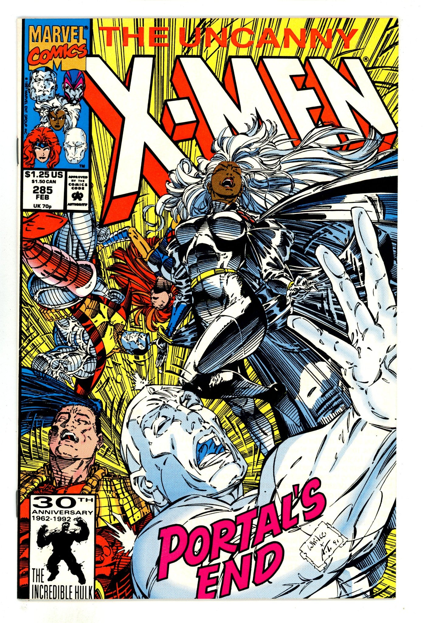 The Uncanny X-Men Vol 1 285  High Grade  (1992)  