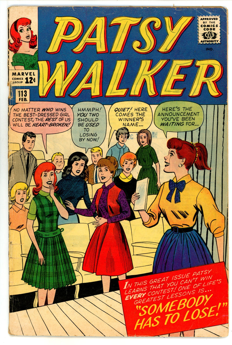 Patsy Walker 113 VG (4.0) (1964) 