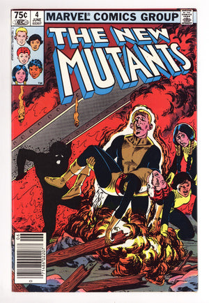 The New Mutants Vol 1 4 NM- (9.2) (1983) Canadian Price Variant