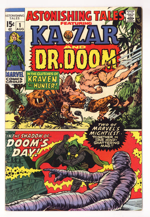 Astonishing Tales Vol 1 1  FN (6.0)   (1970)