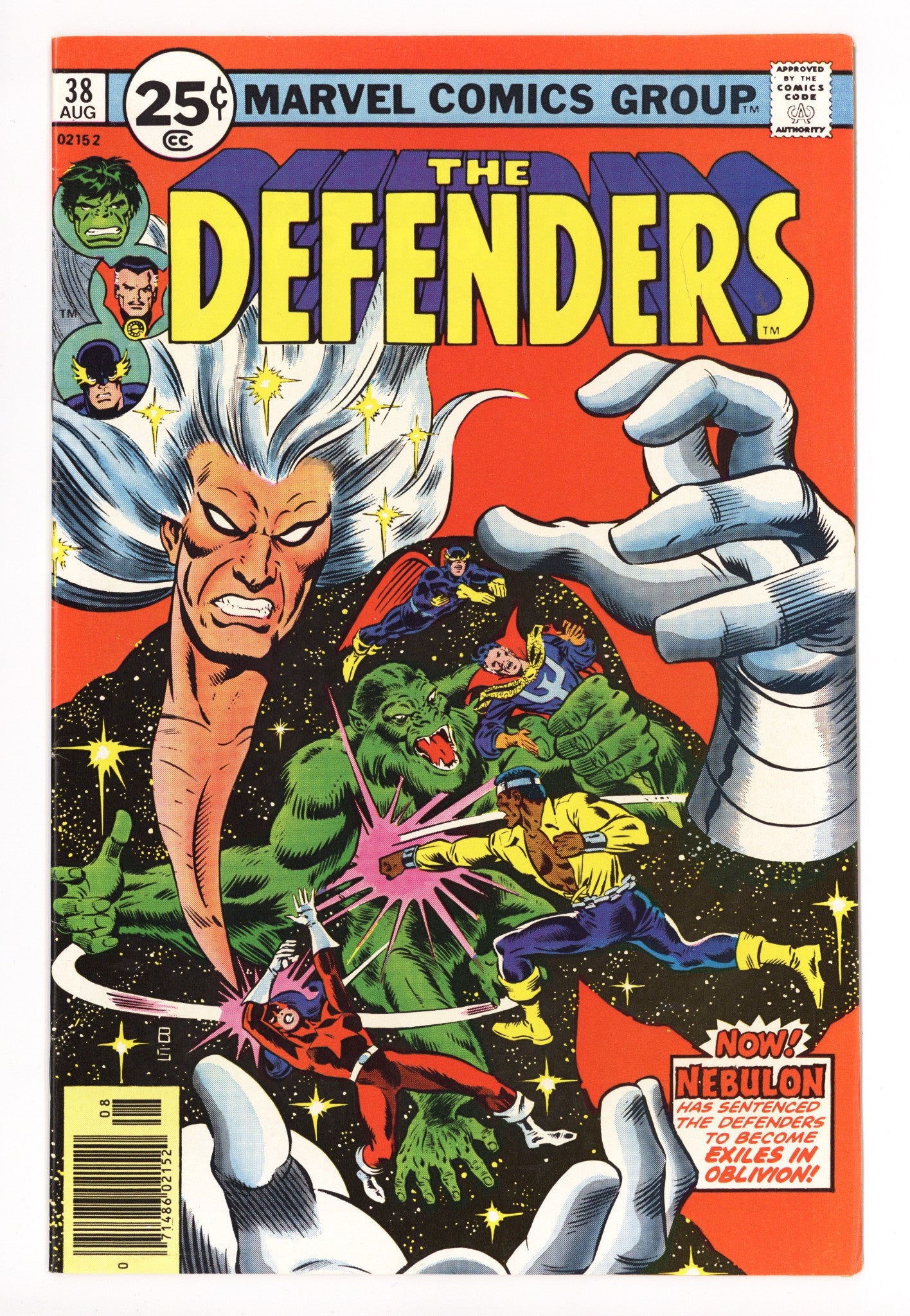 The Defenders Vol 1 38 Mid Grade (1976) 