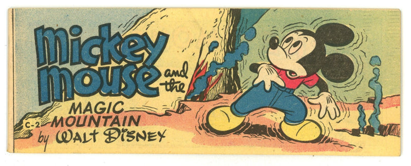 Wheaties Cereal Mickey Mouse & the Magic Mountain C-2 VF- (7.5) (1951) 