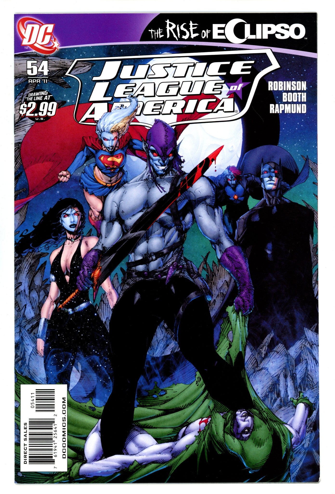 Justice League of America Vol 2 54 High Grade (2011) 