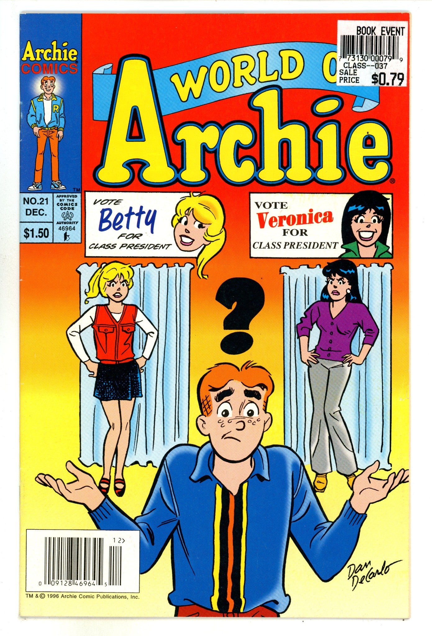 World of Archie 21 Low Grade (1996) Newsstand 