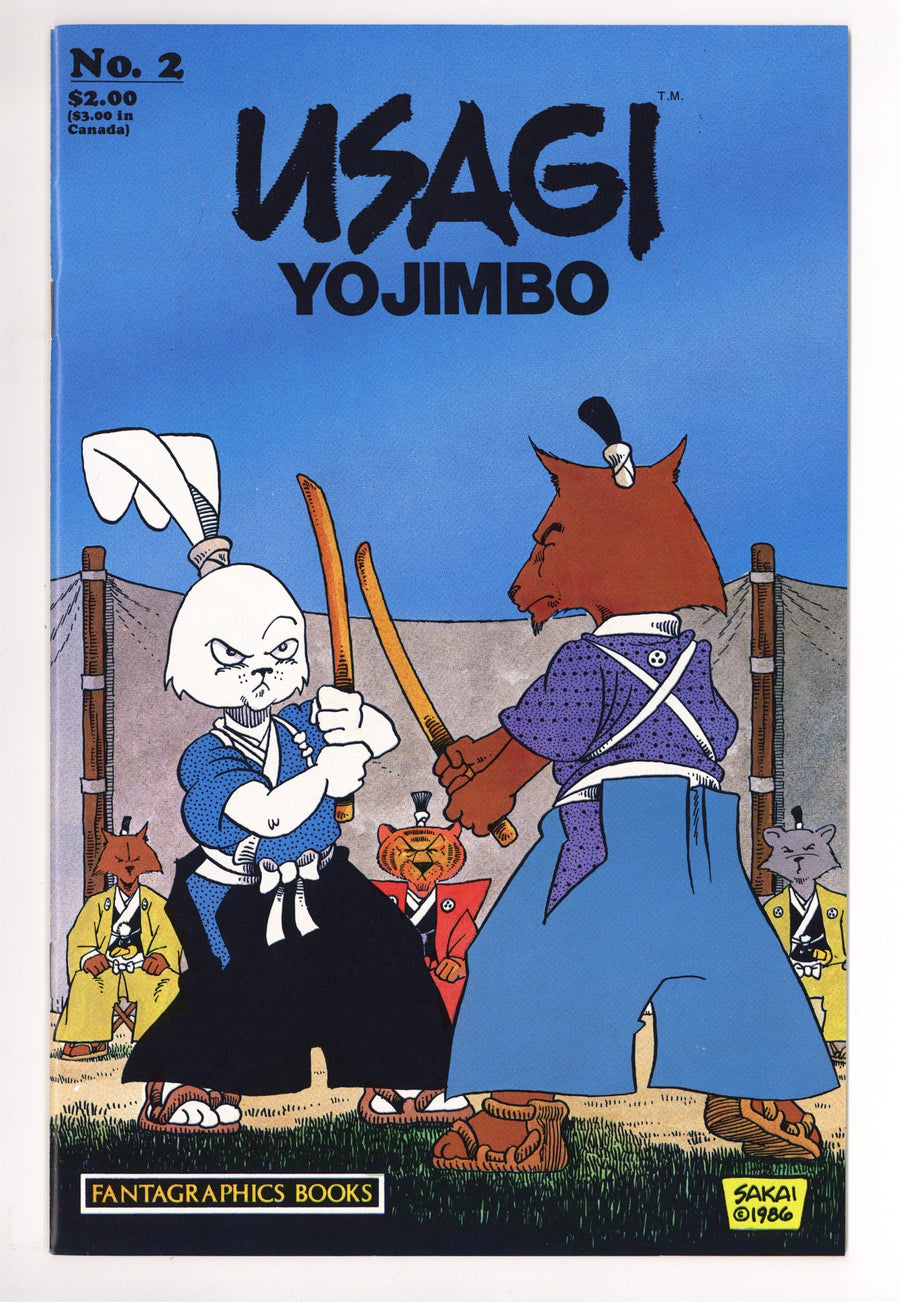 Usagi Yojimbo Vol 1 2  VF+ (8.5)   (1987)        