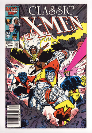 Classic X-Men Vol 1 7 High Grade (1987) Newsstand
