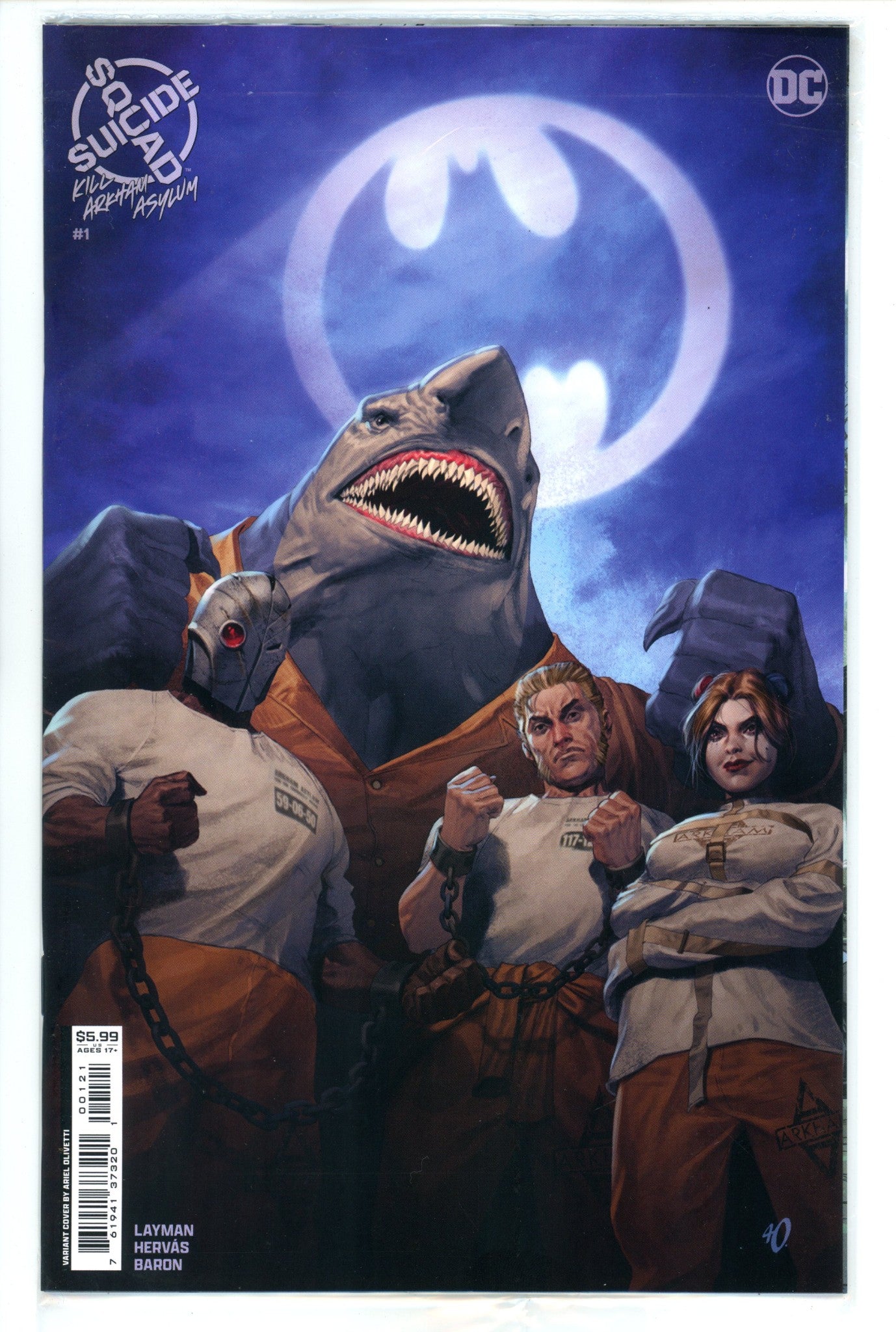Suicide Squad Kill Arkham Asylum 1 Olivetti Variant (2024)