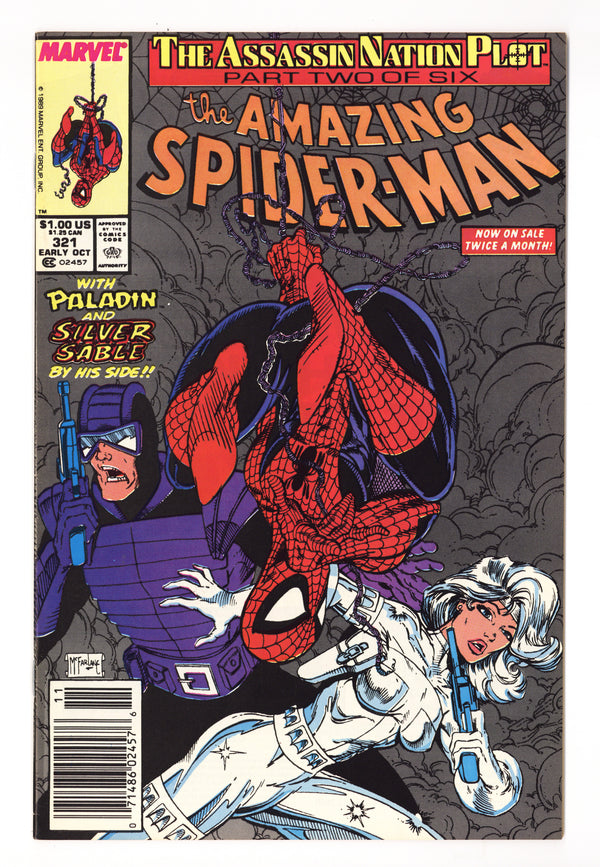 The Amazing Spider-Man Vol 1 321  FN- (5.5)   (1989)     Newsstand