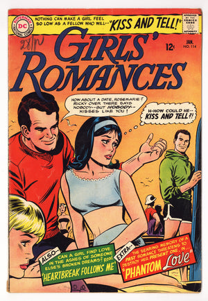 Girls' Romances 114 VG+ (4.5) (1965)