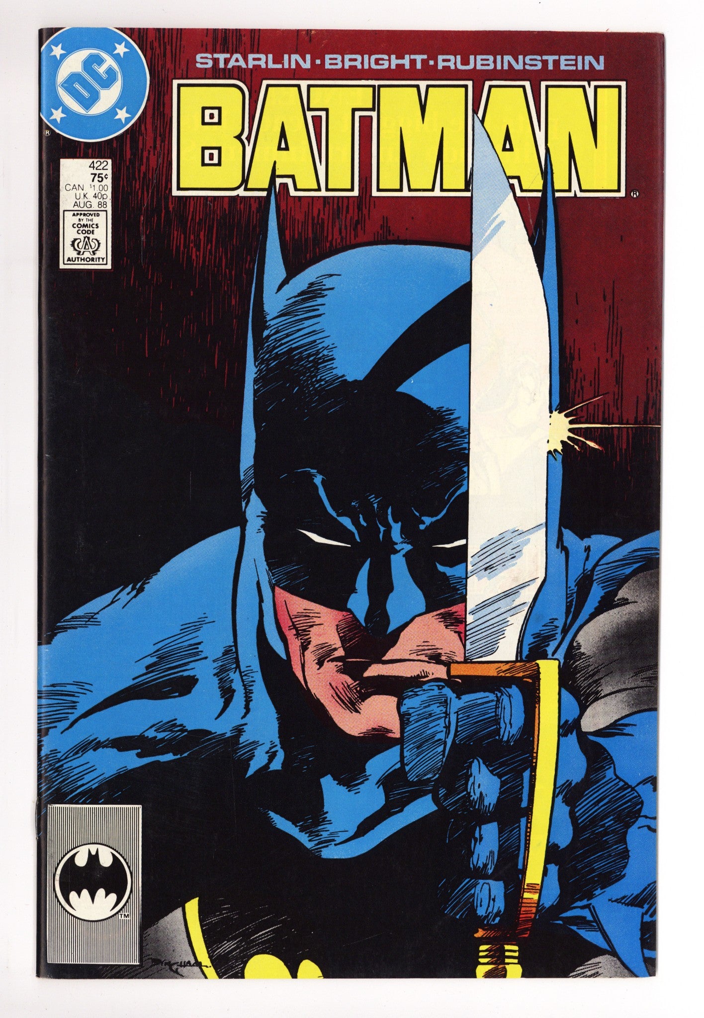 Batman Vol 1 422 Mid Grade (1988) 