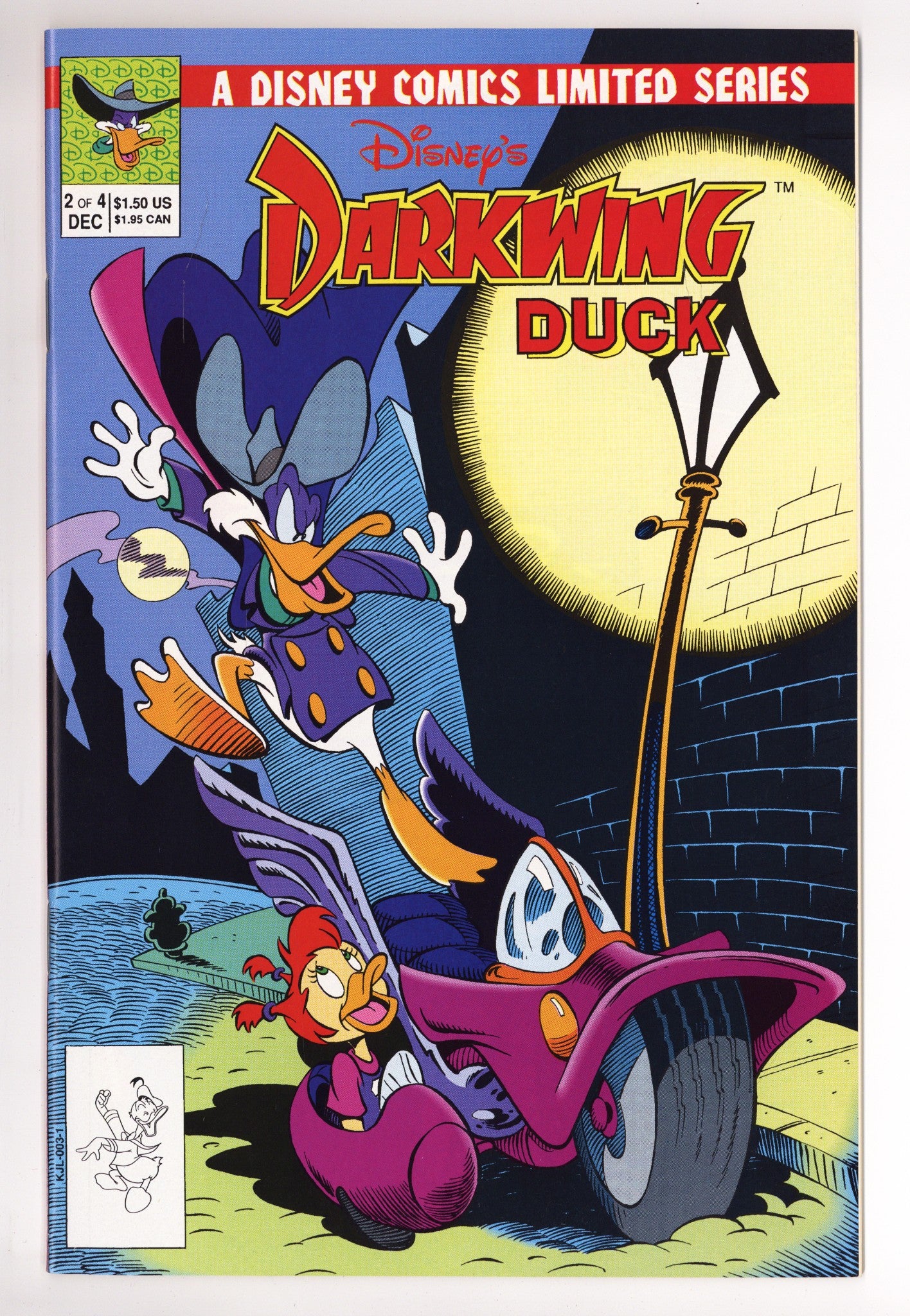 Disney's Darkwing Duck Limited Series 2 VF/NM (9.0) (1991) 