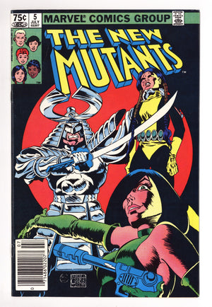 The New Mutants Vol 1 5 VF/NM (9.0) (1983) Canadian Price Variant