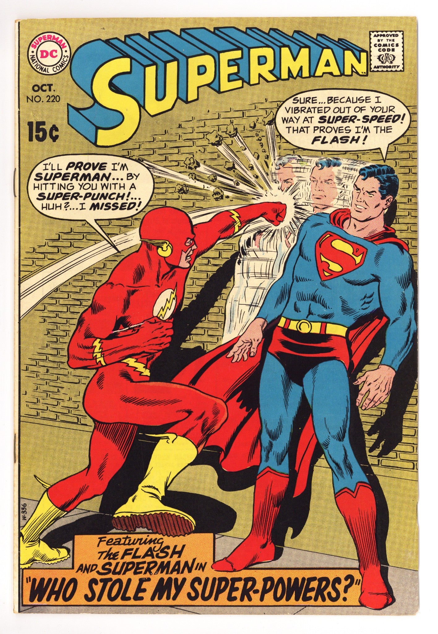 Superman Vol 1 220 FN+ (6.5) (1969) 