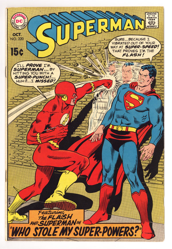 Superman Vol 1 220 FN+ (6.5) (1969)
