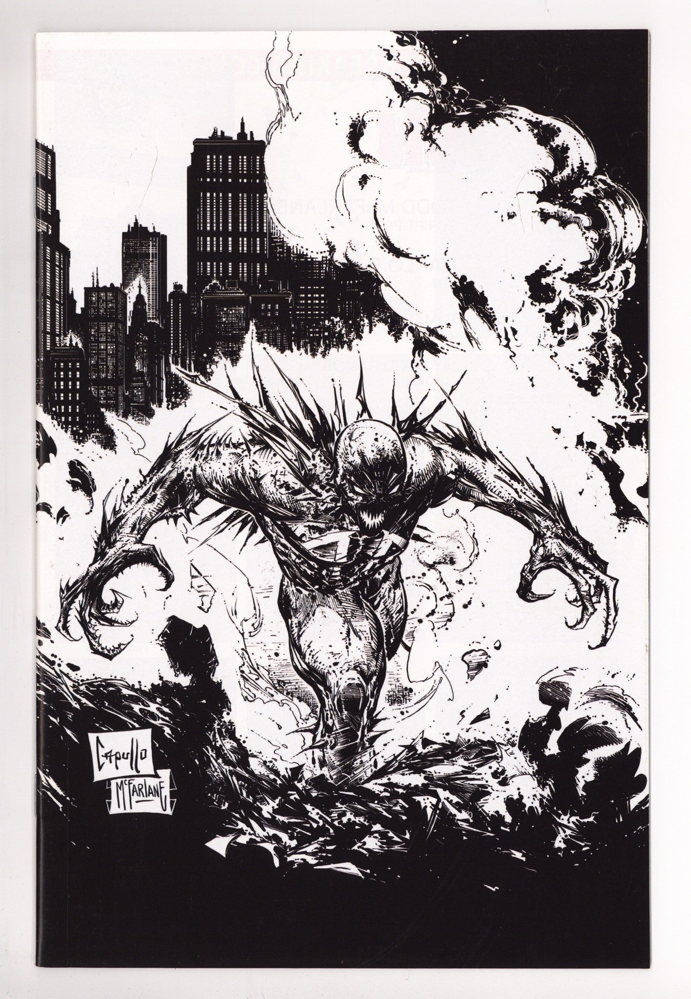 Spawn 313 High Grade (2020) Capullo B&W Variant 