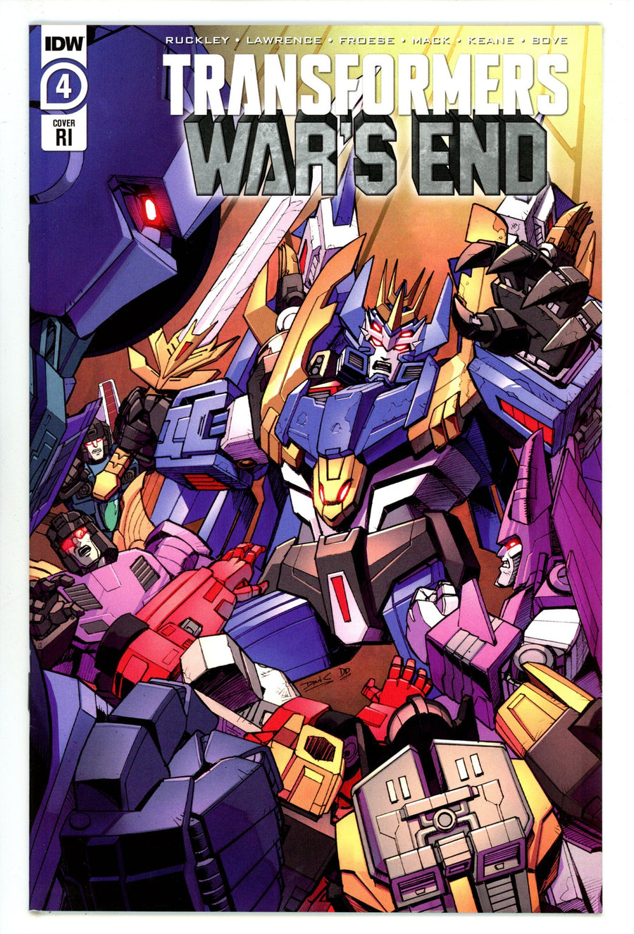 Transformers: War's End 4 NM- (9.2) (2022) Khanna Incentive Variant 