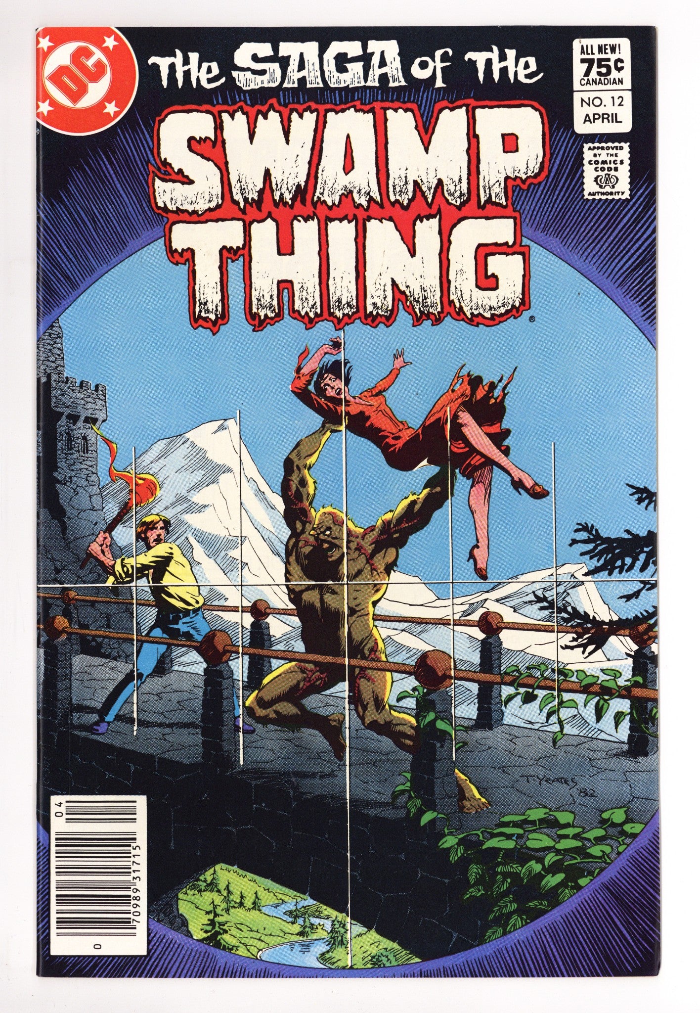 The Saga of Swamp Thing Vol 2 12 VF/NM (9.0) (1983) Canadian Price Variant 