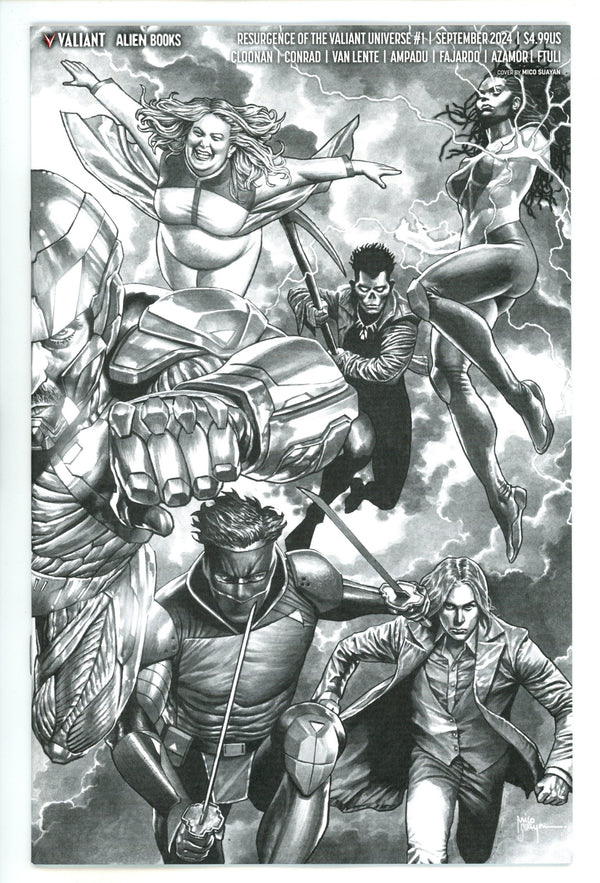 Resurgence 1 Suayan B&W Wraparound Incentive Variant NM (2024)