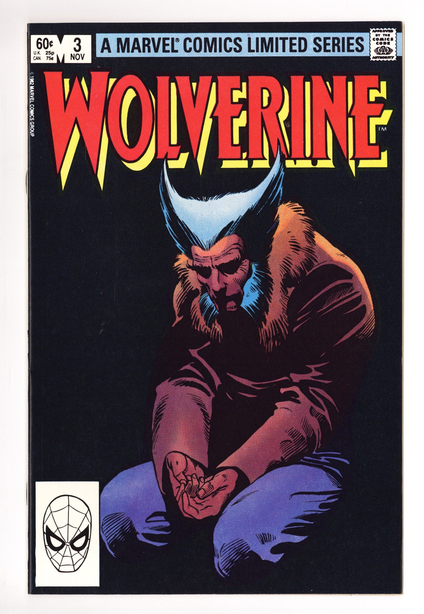 Wolverine Vol 1 3 NM- (9.2) (1982) 