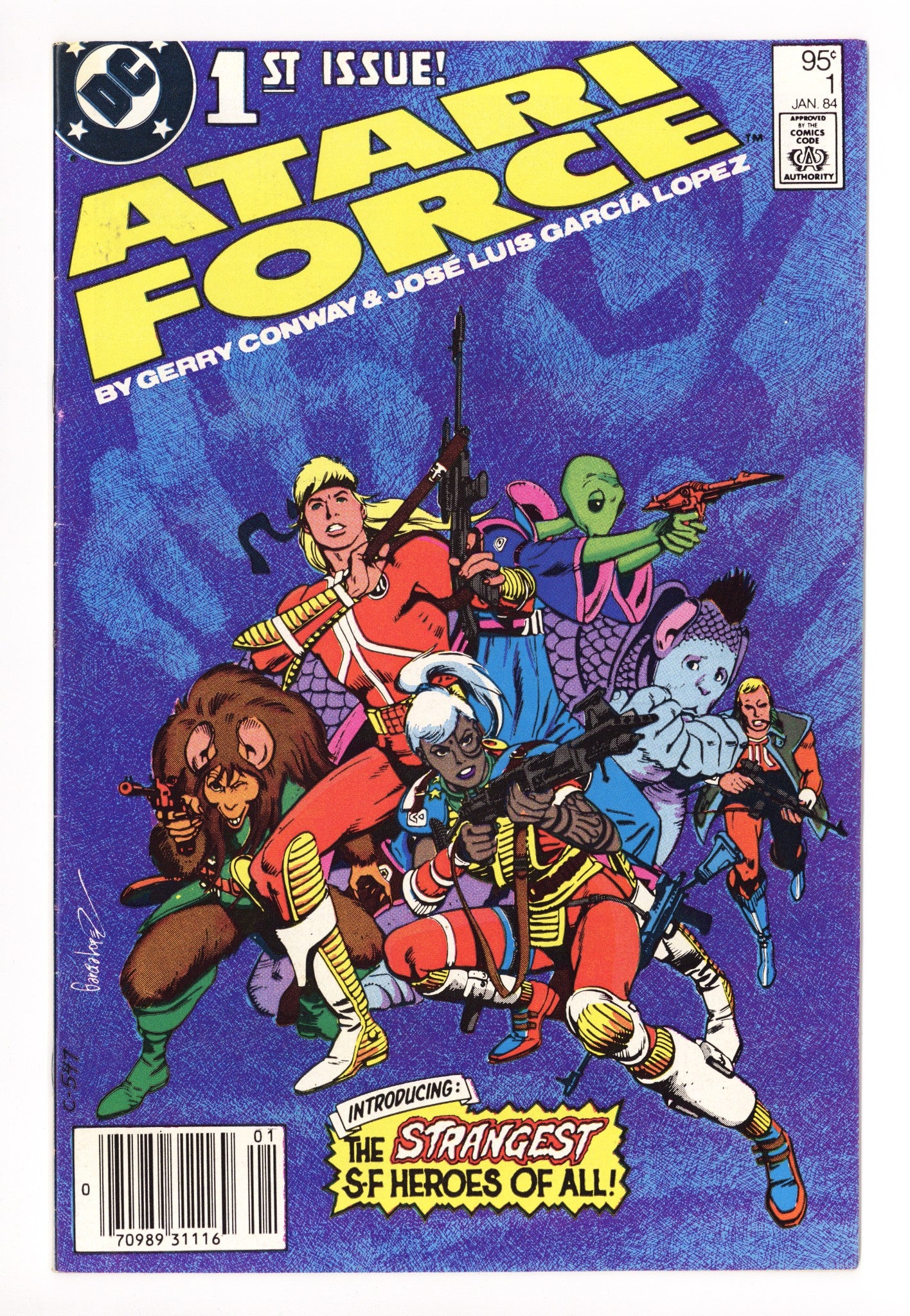 Atari Force Vol 2 1 VG/FN (5.0) (1984) Canadian Price Variant 