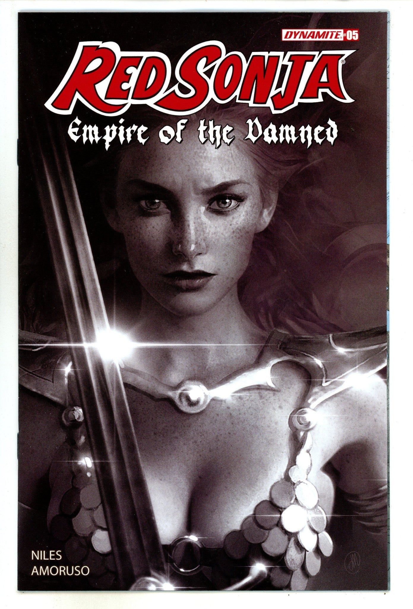 Red Sonja Empire Damned 5 Middleton Line Art Incentive Variant (2024)