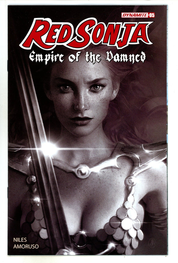 Red Sonja Empire Damned 5 Middleton Line Art Incentive Variant (2024)
