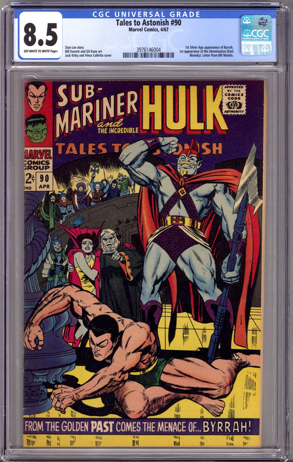 Tales to Astonish Vol 1 90 CGC 8.5 (VF+) (1967)