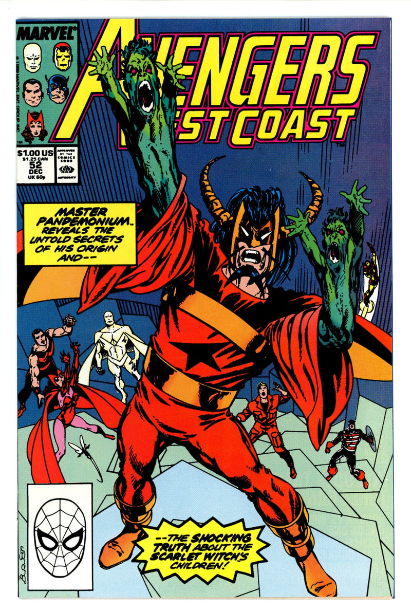 Avengers West Coast Vol 2 52 VF/NM (1989)