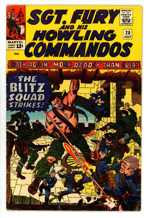 Sgt. Fury 20 VG/FN (5.0) (1965) 