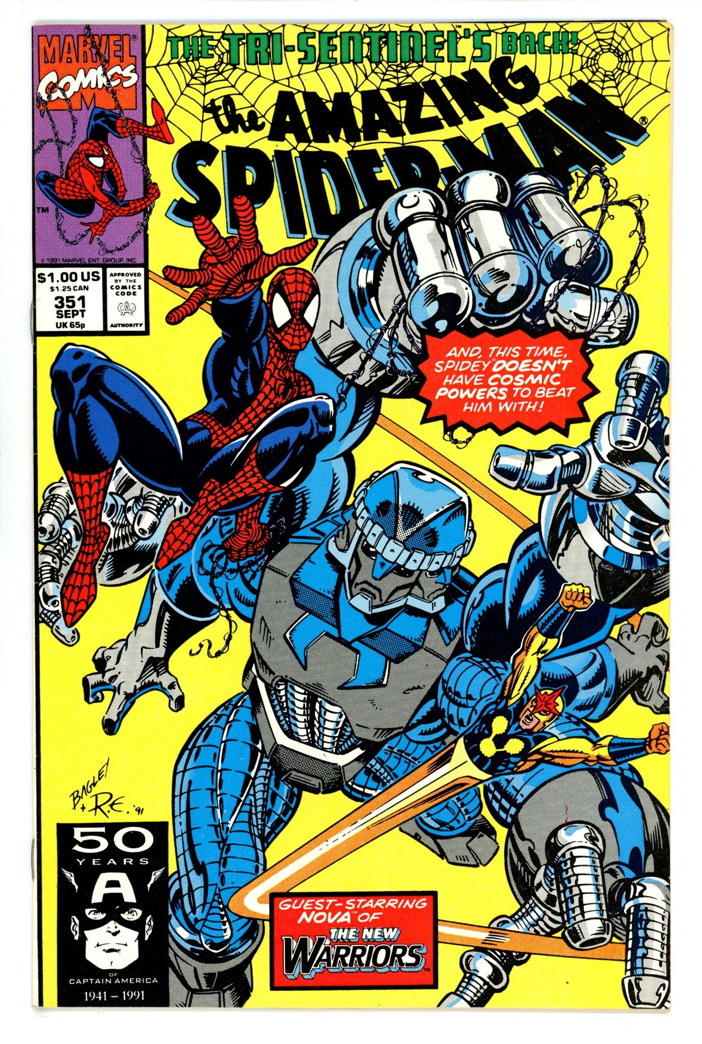 The Amazing Spider-Man Vol 1 351 VF (8.0) (1991) 