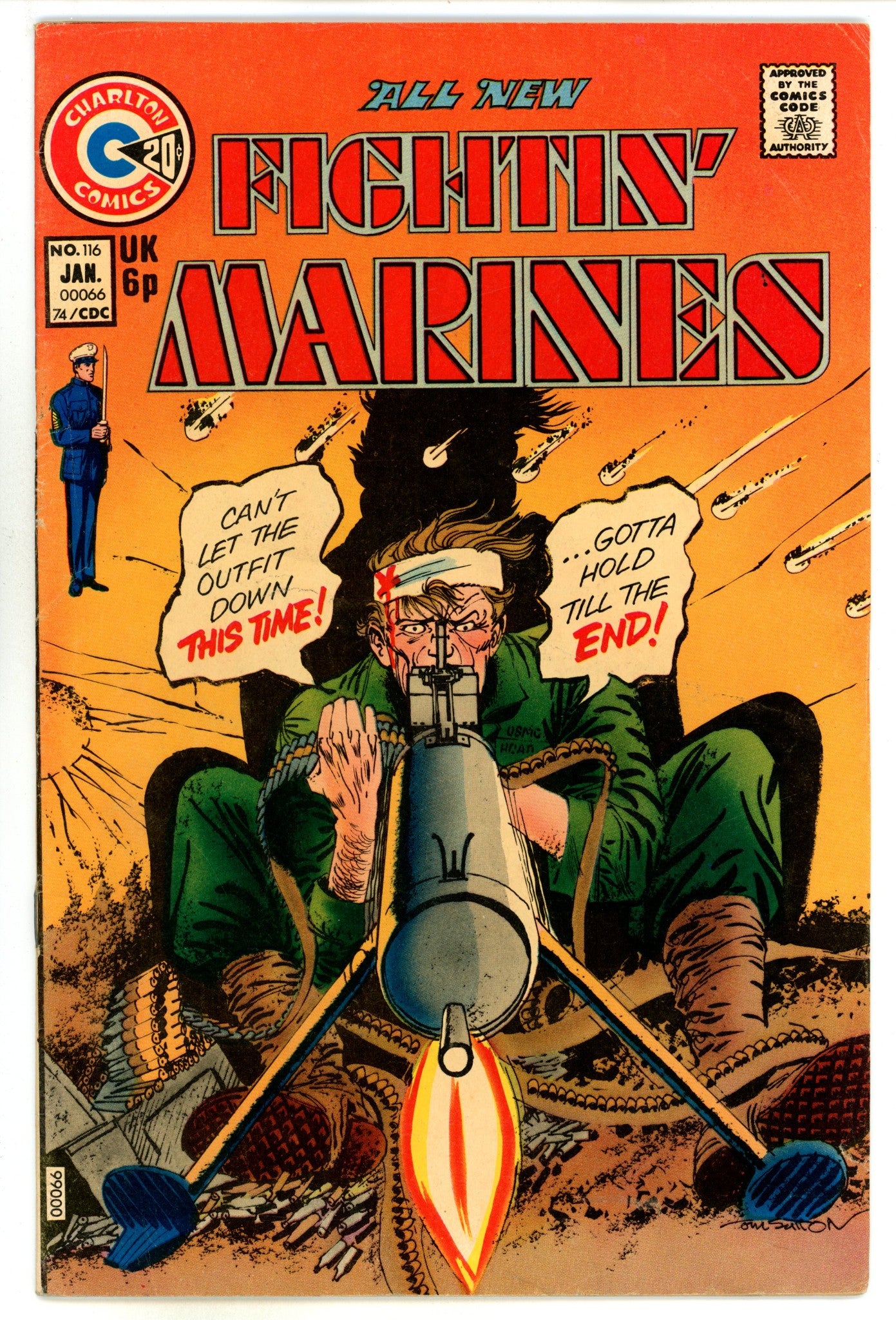Fightin' Marines 116 VG/FN (5.0) (1974) 