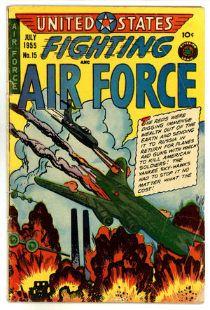 U.S. Fighting Air Force  15  VG (4.0)  (1955)  Canadian Edition  